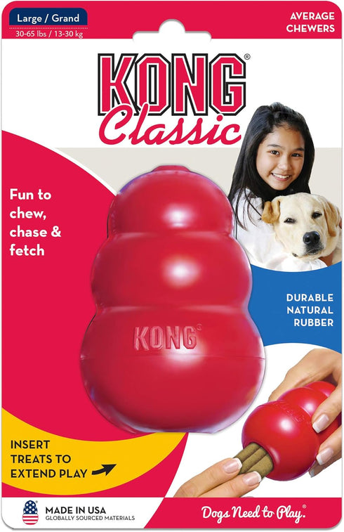 KONG Classic and Wild Knots Bear - Dog Chew Toy and Stuffed Rope Toy for Large Dogs