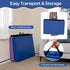 6x2'X1.6'' Giantex Gymnastics Mat Thick Folding Panel for for Gym, Yoga, Exercise Mat with Hook & Loop Fasteners