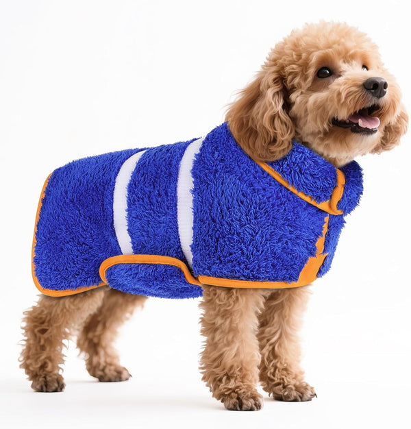Bienbee Dog Bathrobe, Quick Drying Super Absorbent Dog Robes for After Bath,