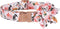 Elegant little tail Floral Girl Dog Collar, Adjustable Pet Collar with Flower Gift for X-Small Dogs and Cats
