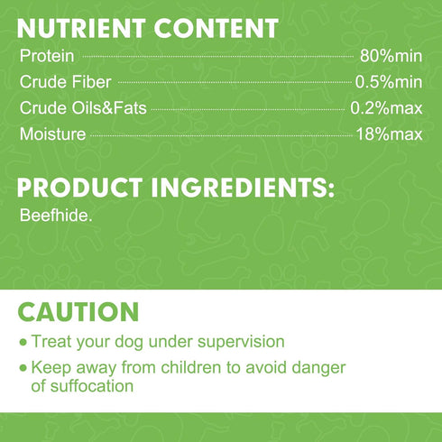 MON2SUN Dog Rawhide Rolls Twist Sticks, 6.5 Inch Natural Flavor Chews, 18 Count for Puppies and Small Dogs