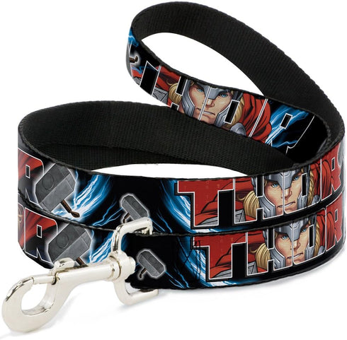 Dog Leash Thor Poses Hammer, 6 Feet Long, 0.5 Inch Wide