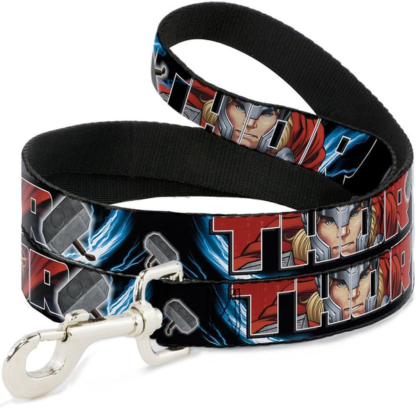 Dog Leash Thor Poses Hammer, 6 Feet Long, 0.5 Inch Wide