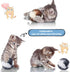 Skylety 8 Pieces Cat Pom Poms Ball with Catnip, Soft Plush Fuzzy Balls for Kitten Interactive Play