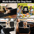35 lbs, SZEE Dog Car Seat for Small/Medium Sized Dogs up to Dog Booster Car Seat with Detachable Protective Leather