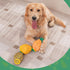 3pc 2 1 No Stuffing Squeaky Dog Toys in Interactive Plush Dog Toy Pineapple Shaped Rip&Reveal Toy for Boredom- Perfect