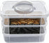 Genrico Flour Kennel | Transparent Breeding Habitat with Fine Mesh Flour Farm, for Reptiles, Birds, Opossums, Bearded