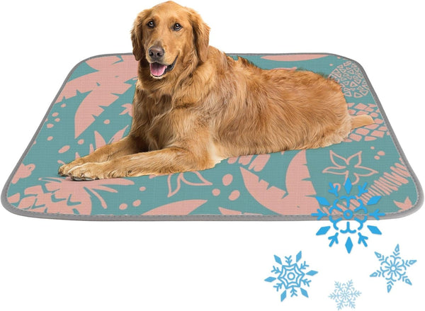 Generic Pet Cooling Mat Ice Silk Cooling Mat for Cat Tropical Fruit Thin