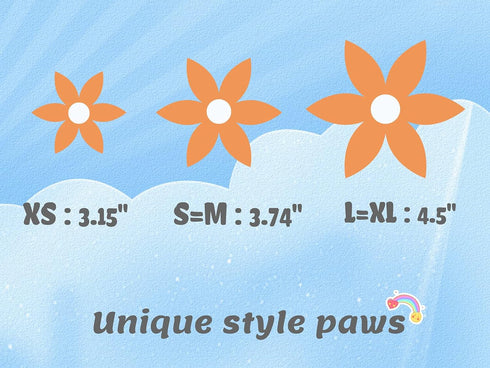 Uniqe Style Paws Christmas Grid Dog Collar, Adjustable Durable Floral Pattern Collar for X-Small Dogs and Cats