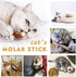 10 PCS Cat Catnip Sticks, Natural Matatabi Silvervine Chew Toy, Cleaning Teeth Molar Tools for Cats
