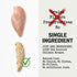 (16oz) Freeze Dried Chicken Breast for Dogs & Cats Single Ingredient Dog Treats USA Sourced & Made High Protein, All