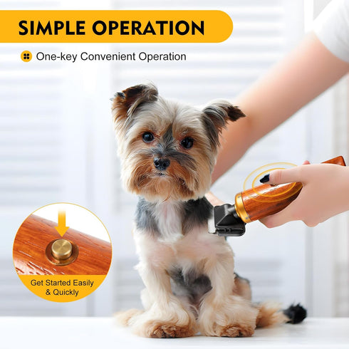 8000RPM 55W Dog Electric Sheep Goat Shears Clippers for Grooming for Thick Coat High Power Rechargeable Dog Shaver Dog