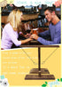 hdpiwka 2-Peg Set Wooden Ring Toss Game - Classic Tossing | Handmade Halloween Games & Thanksgiving Entertainment