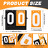 Hiboom Portable PVC Tennis Score Keeper, Magnetic 2 Digit Scoreboard Flipper for Daily Use