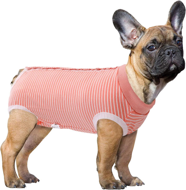 SAWMONG Recovery Suit for Dogs After Surgery, Dog Spay Surgical Suit for Female Dogs, Pink, X-Large