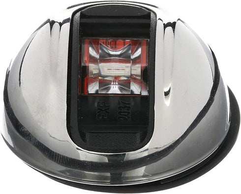 NV4012SSR-7 Red Port Light Armor LED Vertical Mount Navigation Bow Light by Attwood