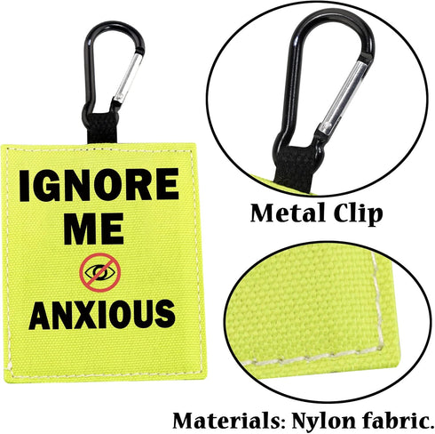 In Training Ignore/Ignore Me Anxious Alert Hanging Patch - Caution Stop Dog Alert Hanging Patches