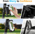 KingofKings 2026-360 Golf Cart Phone Holder, Golf Gifts for Men Him Dad Boyfriend, Golf Cart Accessories, Universal