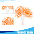 Soft Silicone Glowing Simulation Coral, Fluorescence Aquatic Artificial Water Plants for Aquarium (Orange) by CAPASTEC