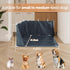 Dog Pee Pad Holder with High Walls, Portable Dog Litter Box for Inside Potty, Splash-Proof No Spill Pee Shield Pad