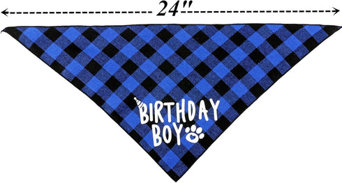 Dog Birthday Boy Bandana for Celebrating Your Pet's Special Day