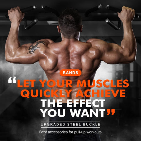 Pull Up Assistance Bands | Heavy Duty Resistance Band for Pull Up Bar, Adjustable Weight/Size