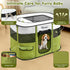 600D Dog Playpen, Portable Pet Playpen Cat PlayPens, Oxford Dog Kennel Tent Crate, Waterproof&Breathable, Indoor