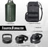 OneTigris Tactical Water Bottle with Straw - 64 oz Vacuum Insulated Stainless Steel Jug with 3 Lids