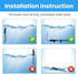 AQUANEAT 50W Aquarium Heater, Adjustable Submersible Water Thermostat with Thermometer for Fish Tank