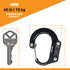 GEAR AID HEROCLIP Mini Carabiner Gear Clip and Hook for Hanging Bags, Purses, Lanterns, Tools, and More