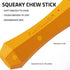 Playology Squeaky Dog Toy Fetch Stick, Durable Rubber Toys for Medium Dogs, Cheddar Cheese Scented Floating Toy