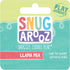 Health Extension SNUG AROOZ Cute Llama Mia Stuffed Animals for Dogs, Cool Puppy Toys, Tough & Durable Soft Squeaky for Chewers, for Pet - (10 inches, Rainbow)