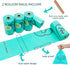 LR44 Included(2 Pack) Dog Poop Waste Bags Holder with LED Flashlight|Cute Doggie Poo Bags Dispenser for Pet Leash|Trash