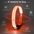 Light Up Dog Collar, Adjustable LED Dog Collar Rechargeable Waterproof for Night Walking, Glow in The Dark for Medium
