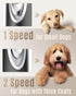 oneisall Low Noise Dog Clippers, 2-Speed Rechargeable Cordless Grooming Kit for Small and Large Dogs (Silver)