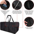 Golf Push Cart Bag, 3 Wheel Folding Carry Bag for Caddytek, Black Extra-Large Capacity Cover
