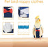 CAIRIAC 1PCS) Adjustable Parrot Diaper, Parrot Clothes for Birds, Parrot Diaper Bird Flight Suit, Bird Diaper Harness