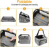 Beelike 15 lbs Dog Cat Car Seat, Collapsible Cat Puppy Car Carrier with Metal Frame, Travel Bag for Small Medium Pet up