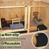 Chinchillas,18"79",1pcs, Washable Guinea Pig Bedding Cage Liner Waterproof Rabbit Bedding, Easily Cut to Suit Cage