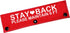 Funny Dog Leash Sleeve - Stay Back Please Maintain 6 Ft Leash Wrap with Hanging ID Patch