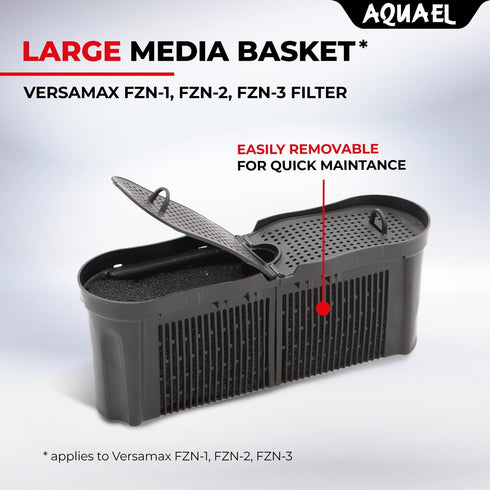 Aquael Versamax Hang-On-Back Filter for 10-50 Gallons