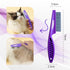 LILISAM Pet Self Cleaning Slicker Brush and Grooming Comb - Gently Removes Loose Hair, Tangles, and Dirt - Skin
