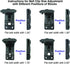 OWB Polymer Double Magazine Holster Ambidextrous Carrier for 9mm/.40 Calibers Double Stack Magazines