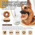Dog Chew Toys for Aggressive Chewers - Indestructible Tough Squeaky Toys for Small/Medium/Large Breeds, Donut Brown