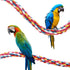 Bird Rope Perches, Parrot Toys, 21 Inches Rope Bungee Bird Toy, 1 Pack
