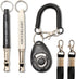 Ami's Delight Dog Whistle Set of 5, Adjustable Premium Quality Whistles with Lanyards and Clicker