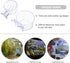 Mipcase 4Pcs Red Worm Feeder Dish with Suction Cup, Floating Fish Tank Feeding Bowl for Shrimp and Fish.
