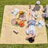 RUIBOLU 80x60in 2-4 Beach Blanket Large Picnic Blankets, Sandproof Beach Mat for Adults Waterproof Quick Drying Outdoor