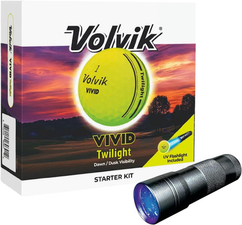 Volvik Vivid Twilight Glow in The Dark Golf Balls (6 Pack)