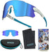 Wrap Around Lightweight Sports Sunglasses for Small Face Teens, Women, Youth - Cycling, Baseball, Running, Pickleball